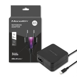 Zasilacz sieciowy Qoltec 65W | 5-20.3V | 2-3.25A | USB typ C | PD Qoltec