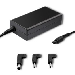 Zasilacz sieciowy Qoltec specjalizowany do Dell 65W | Smart Plug | 3 wtyczki | +kabel zasilający Qoltec