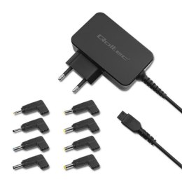 Zasilacz sieciowy Qoltec uniweralny 45W | 8 wtyczek Qoltec