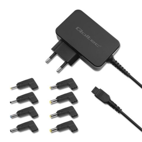 Zasilacz sieciowy Qoltec uniweralny 45W | 8 wtyczek Qoltec Zasilacz sieciowy Qoltec uniweralny 45W | 8 wtyczek Qoltec