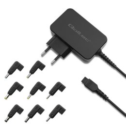 Zasilacz sieciowy Qoltec uniwersalny do laptopa 30W | 8 wtyczek Qoltec