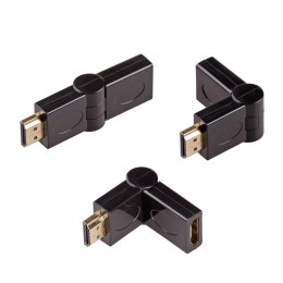 Adapter Akyga AK-AD-40 HDMI /M - HDMI /F kątowy 180 stopni AKYGA