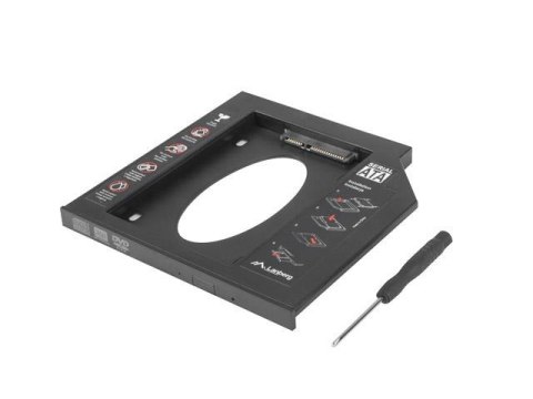 Adapter HDD Lanberg ramka 5.25" -> 2.5" SLIM 9.5mm HDD w miejsce CD/DVD LANBERG Adapter HDD Lanberg ramka 5.25" -> 2.5" SLIM 9.5mm HDD w miejsce CD/DVD LANBERG