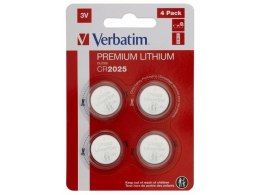 Bateria Verbatim CR2025 (4 szt blister) Verbatim