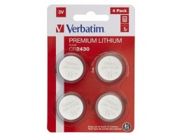 Bateria Verbatim CR2430 (4 szt blister) Verbatim