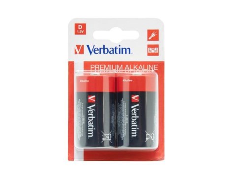 Bateria Verbatim LR20 D (2 szt blister) Verbatim Bateria Verbatim LR20 D (2 szt blister) Verbatim
