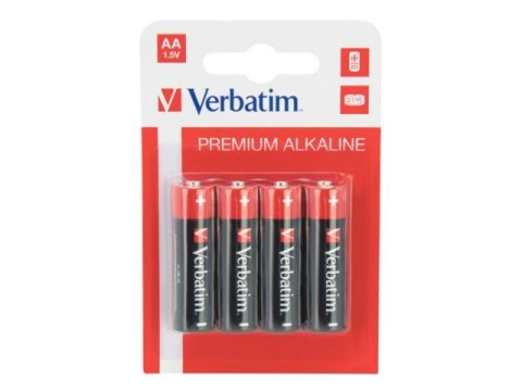 Bateria Verbatim LR6 AA (4 szt blister) Verbatim Bateria Verbatim LR6 AA (4 szt blister) Verbatim