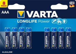 Baterie VARTA LONGLIFE POWER AAA 1.5V 8 szt Varta Baterie