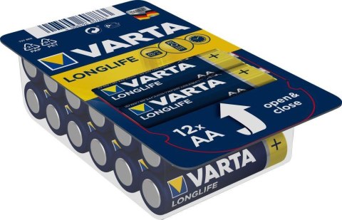 Baterie VARTA Longlife AA 1.5V 12szt Varta Baterie Baterie VARTA Longlife AA 1.5V 12szt Varta Baterie