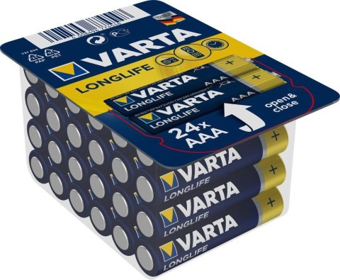 Baterie VARTA Longlife AAA 1.5V 24szt Varta Baterie Baterie VARTA Longlife AAA 1.5V 24szt Varta Baterie