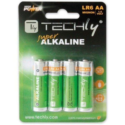 Baterie alkaliczne Techly 1,5V AA LR6 4szt. Techly
