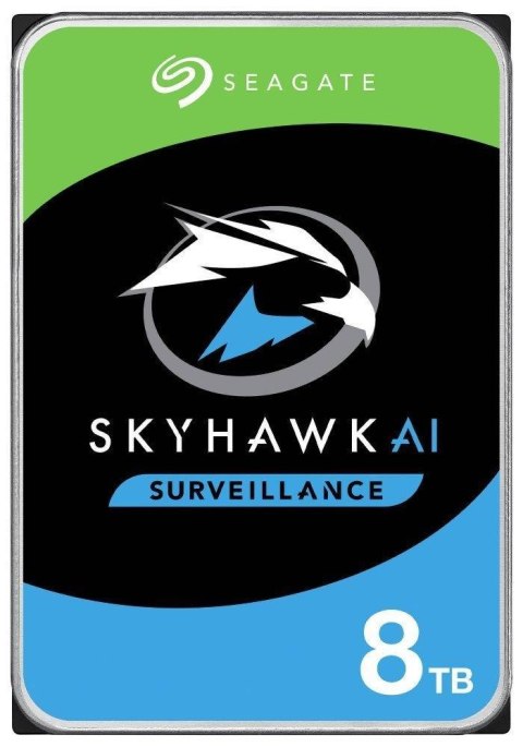 Dysk SEAGATE SkyHawk™ AI ST8000VE001 8TB 3,5" 7200 256MB SATA III NAS Seagate Dysk SEAGATE SkyHawk™ AI ST8000VE001 8TB 3,5" 7200 256MB SATA III NAS Seagate