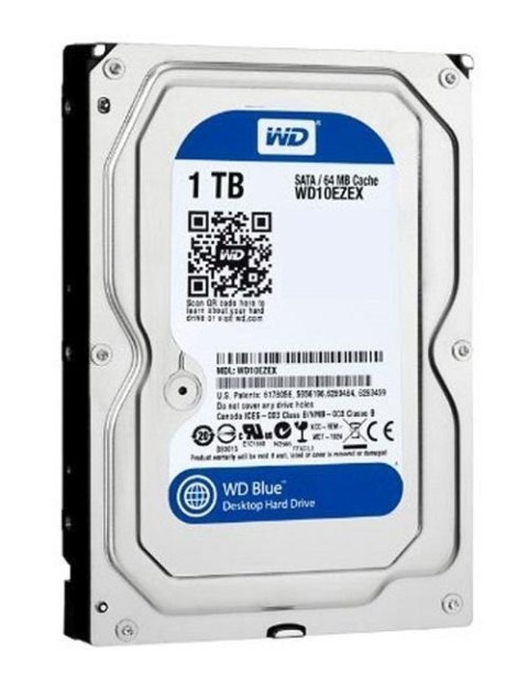 Dysk WD Blue™ WD10EZEX 1TB 3,5" 7200 64MB SATA III Western Digital Dysk WD Blue™ WD10EZEX 1TB 3,5" 7200 64MB SATA III Western Digital