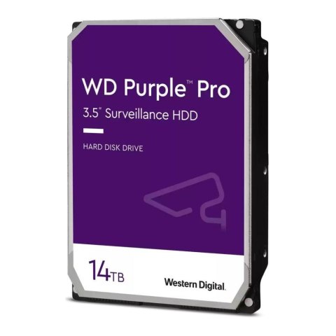 Dysk WD Purple™ Pro WD142PURP 14TB 3.5" 7200 512MB SATA III Western Digital Dysk WD Purple™ Pro WD142PURP 14TB 3.5" 7200 512MB SATA III Western Digital