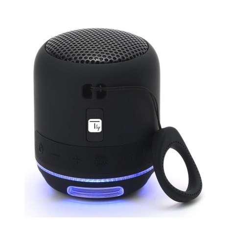 Głośnik Techly Bluetooth 5W TWS LED/MP3/MicroSD Czarny Techly Głośnik Techly Bluetooth 5W TWS LED/MP3/MicroSD Czarny Techly