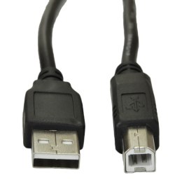 Kabel USB 2.0 Akyga AK-USB-04 USB A(M) - B(M) 1,8m czarny AKYGA