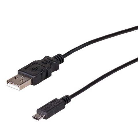Kabel USB 2.0 Akyga AK-USB-05 USB A(M) - micro USB B(M) 0,6m czarny AKYGA Kabel USB 2.0 Akyga AK-USB-05 USB A(M) - micro USB B(M) 0,6m czarny AKYGA