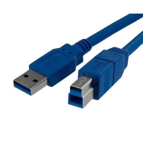 Kabel USB 3.0 Akyga AK-USB-09 USB A(M) - B(M) 1,8m niebieski AKYGA Kabel USB 3.0 Akyga AK-USB-09 USB A(M) - B(M) 1,8m niebieski AKYGA