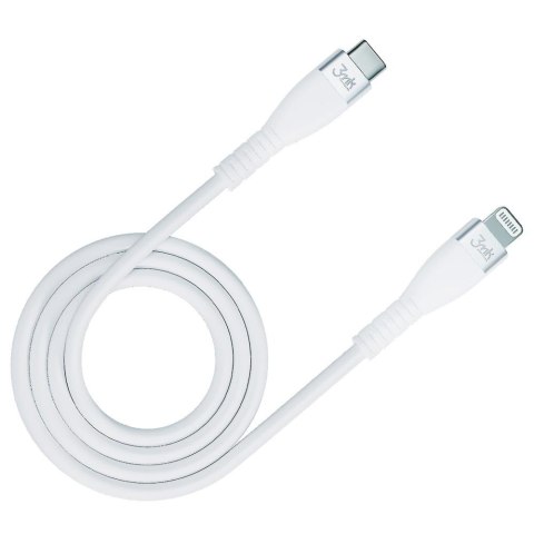 Kabel USB C/ Lightning 3mk Hyper Silicone Cable Type-C to Lightning 20W 3A 3mk Protection Kabel USB C/ Lightning 3mk Hyper Silicone Cable Type-C to Lightning 20W 3A 3mk Protection