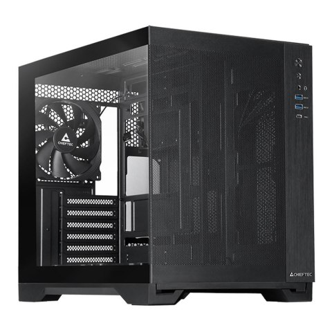 Obudowa Chieftec VISIO AIR GM-30B-M-OP ATX z oknem bez zasilacza czarna Chieftec