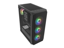 Obudowa Fury SHOBO SH4F RGB ATX Midi Tower z oknem czarna Fury