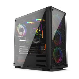 Obudowa KRUX Leda ATX z oknem, bez zasilacza KRUX