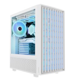 Obudowa Modecom BREEZE ARGB FLOW Midi USB Type C, biała Modecom
