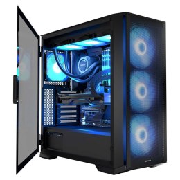 Obudowa Modecom Horizon ARGB FLOW Midi USB Type-C x1 Czarna Modecom