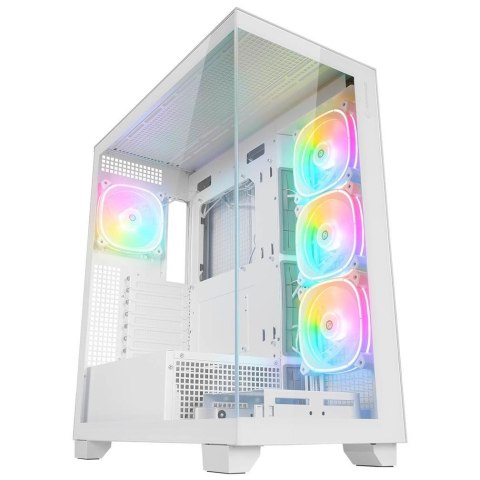 Obudowa Rampage Hydra V1 4x wentylator USB-C/USB-A + hub, biała Rampage Obudowa Rampage Hydra V1 4x wentylator USB-C/USB-A + hub, biała Rampage