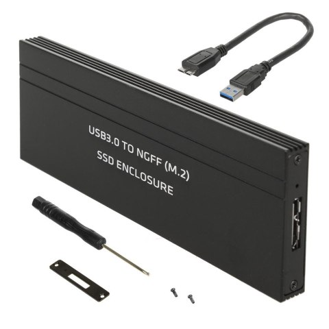 Obudowa dysku SSD M.2 NGFF USB 3.0 Maclean MCE582 Maclean Obudowa dysku SSD M.2 NGFF USB 3.0 Maclean MCE582 Maclean