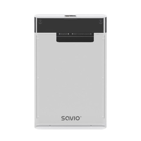 Obudowa na dysk HDD/SDD SAVIO AK-66, USB 3.0, 2,5", transparentny Savio Obudowa na dysk HDD/SDD SAVIO AK-66, USB 3.0, 2,5", transparentny Savio