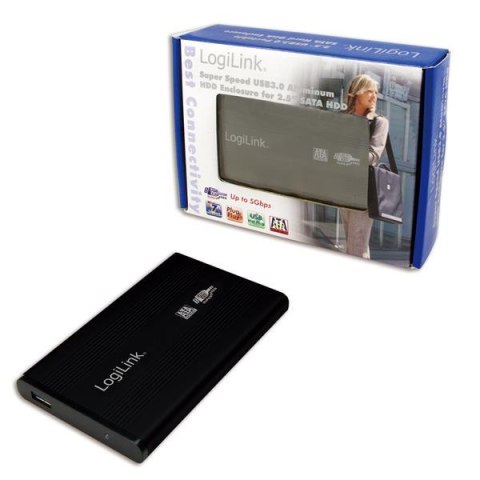 Obudowa na dysk LogiLink UA0106 2.5" SATA USB 3.0, czarna LogiLink Obudowa na dysk LogiLink UA0106 2.5" SATA USB 3.0, czarna LogiLink