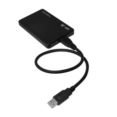 Obudowa na dysk LogiLink UA0256 2,5" SATA, USB3.0, 6.35 cm, czarna LogiLink Obudowa na dysk LogiLink UA0256 2,5" SATA, USB3.0, 6.35 cm, czarna LogiLink