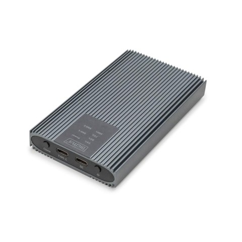 Obudowa/Stacja klonująca DIGITUS USB 3.1 Typ C na dyski SSD M.2 NVMe 20Gbps aluminiowa, beznarzędziowa Digitus Obudowa/Stacja klonująca DIGITUS USB 3.1 Typ C na dyski SSD M.2 NVMe 20Gbps aluminiowa, beznarzędziowa Digitus