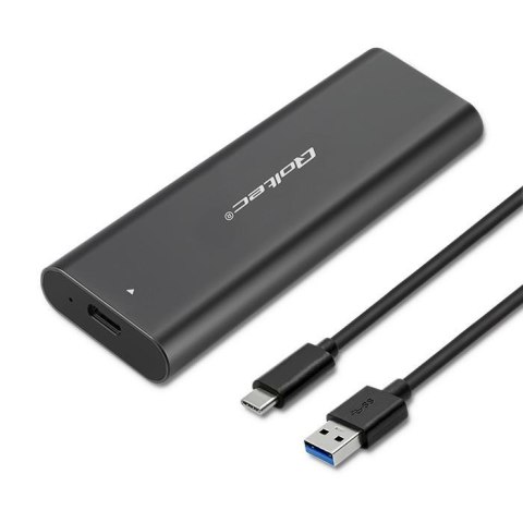 Obudowa/kieszeń Qoltec do dysków M.2 SATA SSD | NGFF | USB typ C Qoltec Obudowa/kieszeń Qoltec do dysków M.2 SATA SSD | NGFF | USB typ C Qoltec