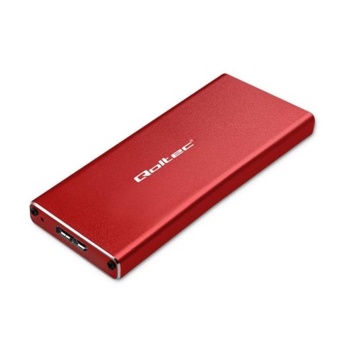 Obudowa/kieszeń Qoltec na dysk M.2 SSD | SATA | NGFF | USB 3.0 | Super speed 5Gb/s | 2TB | Czerwony Qoltec Obudowa/kieszeń Qoltec na dysk M.2 SSD | SATA | NGFF | USB 3.0 | Super speed 5Gb/s | 2TB | Czerwony Qoltec