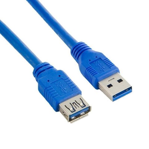 Przedłużacz USB 3.0 Akyga AK-USB-10 USB A(M) - A(F) 1,8m niebieski AKYGA Przedłużacz USB 3.0 Akyga AK-USB-10 USB A(M) - A(F) 1,8m niebieski AKYGA