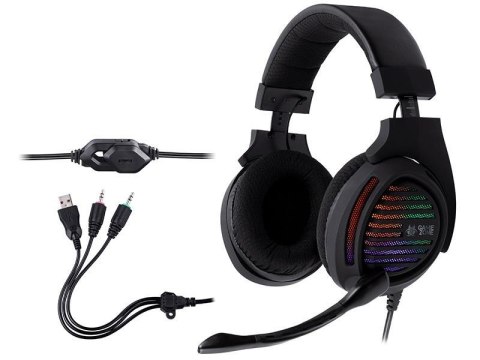 Słuchawki z mikrofonem Tracer GAMEZONE Aligator RGB rainbow LED Tracer Słuchawki z mikrofonem Tracer GAMEZONE Aligator RGB rainbow LED Tracer