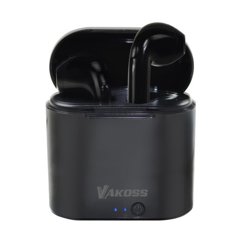 Słuchawki z mikrofonem VAKOSS SK-832BK Bluetooth, douszne, ze stacją dokującą, czarne Vakoss Słuchawki z mikrofonem VAKOSS SK-832BK Bluetooth, douszne, ze stacją dokującą, czarne Vakoss