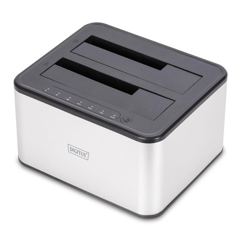Stacja dokująca DIGITUS USB 3.0 Super Speed do 2x SSD/HDD 2.5/3.5"SATA III max. 2x20TB z funkcją klonowania Digitus Stacja dokująca DIGITUS USB 3.0 Super Speed do 2x SSD/HDD 2.5/3.5"SATA III max. 2x20TB z funkcją klonowania Digitus