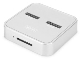 Stacja dokująca DIGITUS do SSD M.2 NVMe + M.2 SATA z czytnikiem kart SD Express, USB-C Digitus