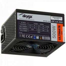 Zasilacz ATX 500W Akyga Ultimate AK-U4-500 80+ Bronze Fan12cm P8 6xSATA 2xPCI-E AKYGA