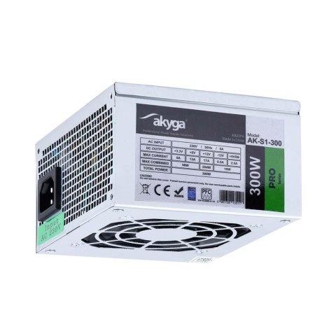 Zasilacz SFX Akyga AK-S1-300 300W 80mm Spraw >70% AKYGA Zasilacz SFX Akyga AK-S1-300 300W 80mm Spraw >70% AKYGA