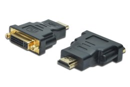 Adapter DIGITUS HDMI FHD 1080p 60Hz Typ HDMI A/DVI-I (24+5) M/Ż czarny Digitus