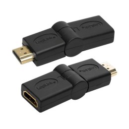 Adapter HDMI LogiLink AH0011 kątowy 180°, HDMI (M)>HDMI (F) LogiLink