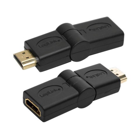 Adapter HDMI LogiLink AH0011 kątowy 180°, HDMI (M)>HDMI (F) LogiLink Adapter HDMI LogiLink AH0011 kątowy 180°, HDMI (M)>HDMI (F) LogiLink