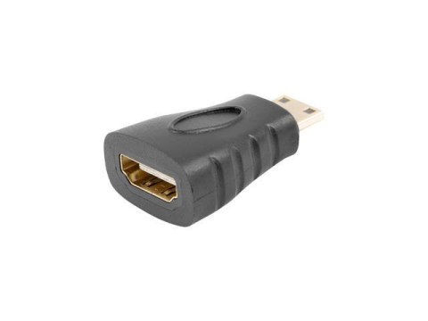 Adapter Lanberg AD-0037-BK HDMI(F) - mini HDMI(M) czarny LANBERG Adapter Lanberg AD-0037-BK HDMI(F) - mini HDMI(M) czarny LANBERG