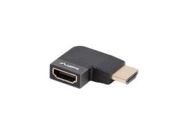 Adapter Lanberg HDMI(F)->HDMI(F) 8K Kątowy Prawo Aluminimum Srebrny LANBERG