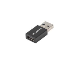 Adapter Lanberg USB type-C(F) - USB-A(M) 3.1 czarny LANBERG