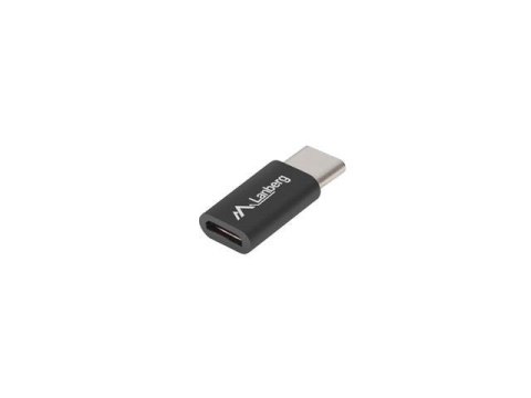 Adapter Lanberg USB type-C(M) - micro USB-B(F) czarny LANBERG Adapter Lanberg USB type-C(M) - micro USB-B(F) czarny LANBERG